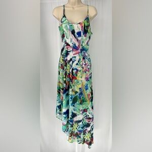 AINSLEY - Pleated Asymmetric Dress